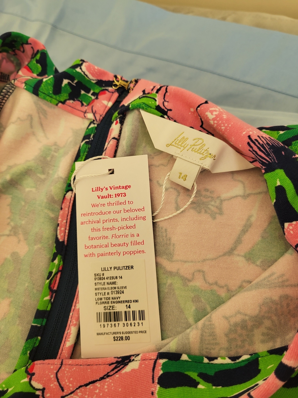Lilly Pulitzer Wisteria - Pink Floral Maxi Dress with Green Leaves - Picture 6 of 10